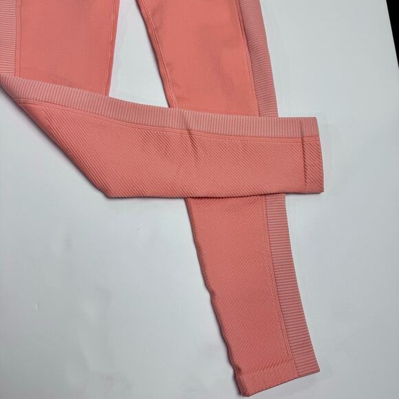 Offline By Aerie Totally Textured Seamless Leggings Peach Size Small Comfy - Picture 5 of 11